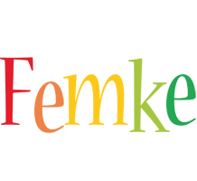 Femke birthday logo