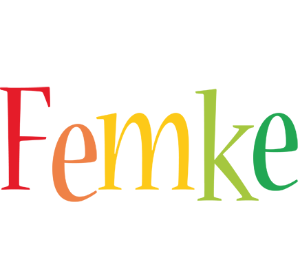 Femke birthday logo