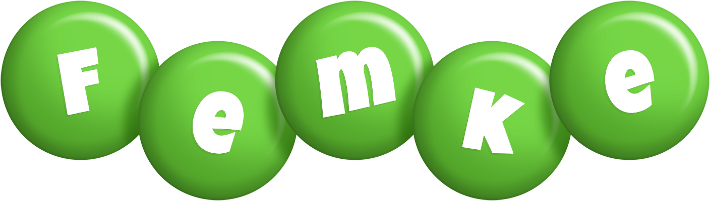 Femke candy-green logo