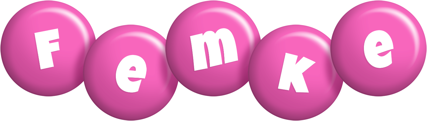 Femke candy-pink logo