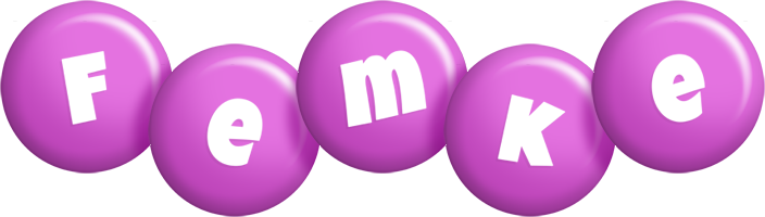 Femke candy-purple logo
