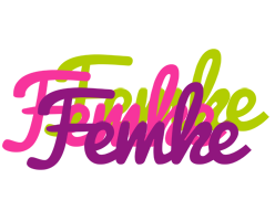 Femke flowers logo