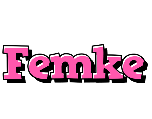 Femke girlish logo