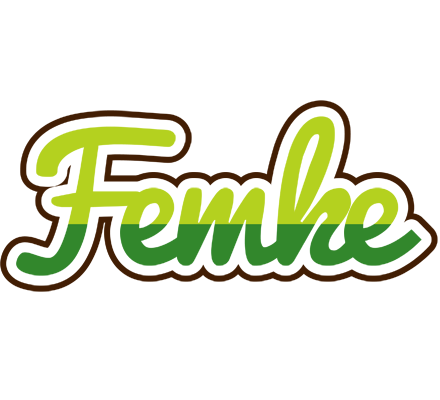 Femke golfing logo