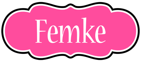 Femke invitation logo