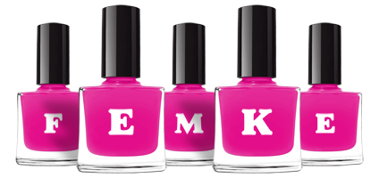 Femke nails logo