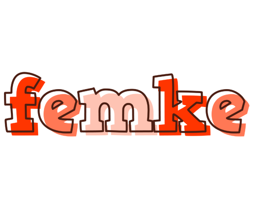Femke paint logo