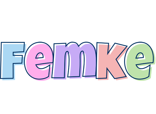 Femke pastel logo