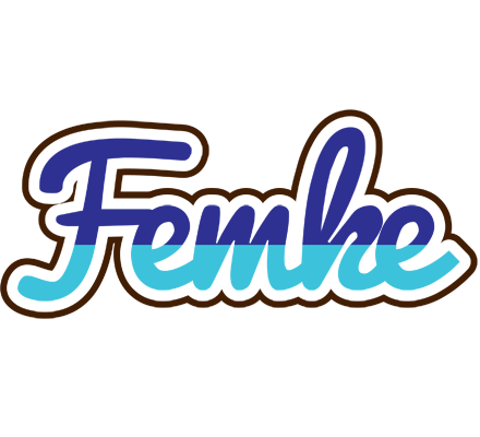 Femke raining logo
