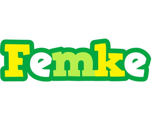 Femke soccer logo
