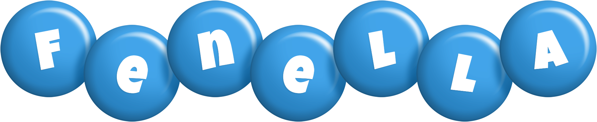 Fenella candy-blue logo