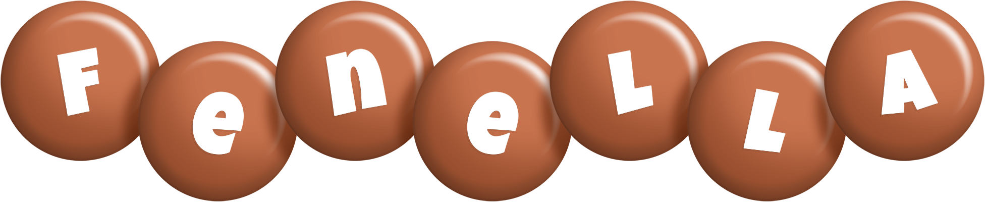 Fenella candy-brown logo
