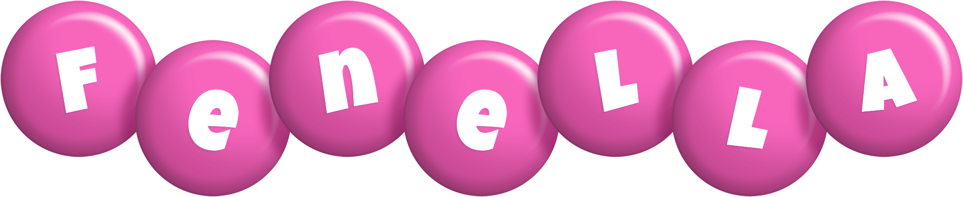 Fenella candy-pink logo