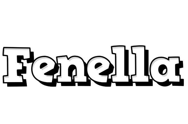 Fenella snowing logo