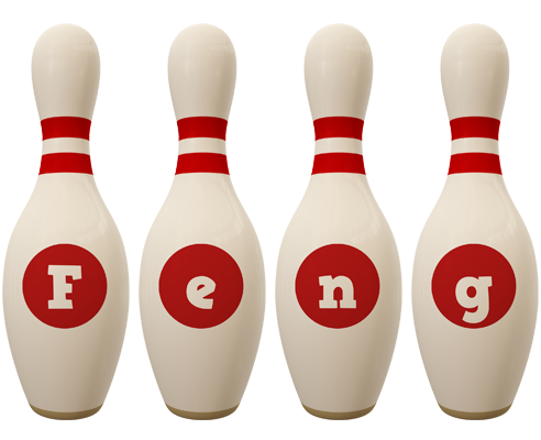 Feng bowling-pin logo