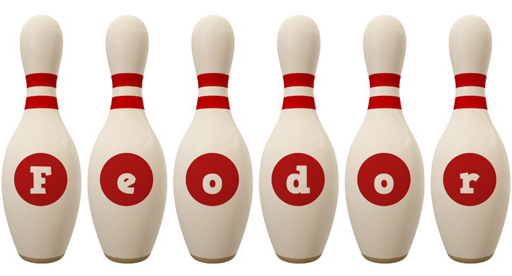 Feodor bowling-pin logo