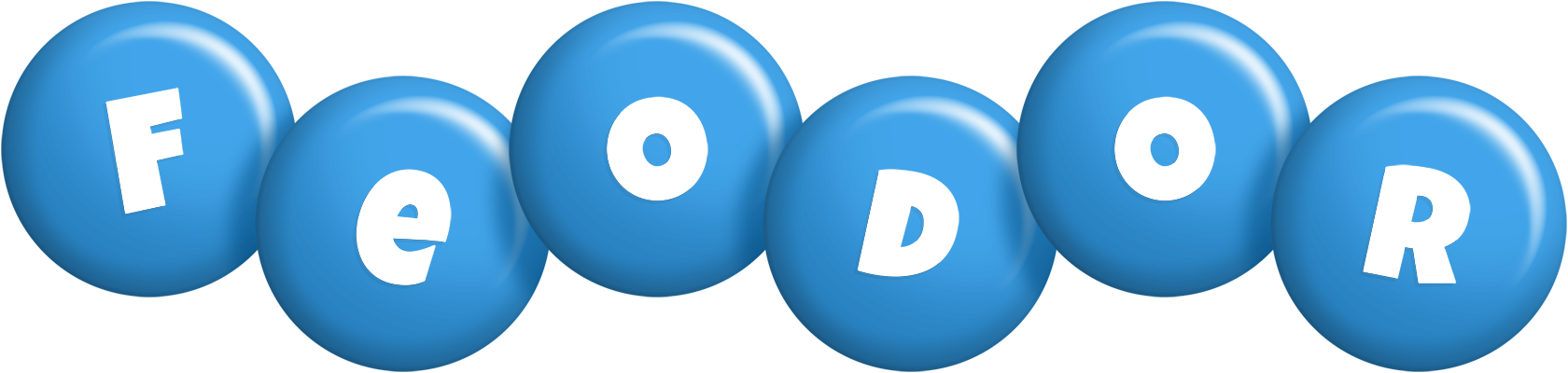 Feodor candy-blue logo