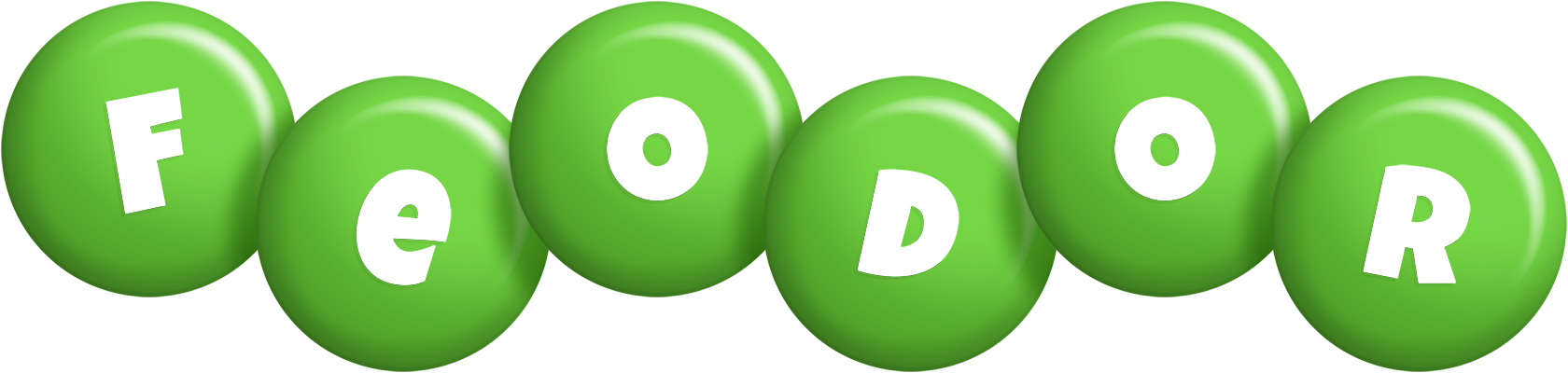 Feodor candy-green logo