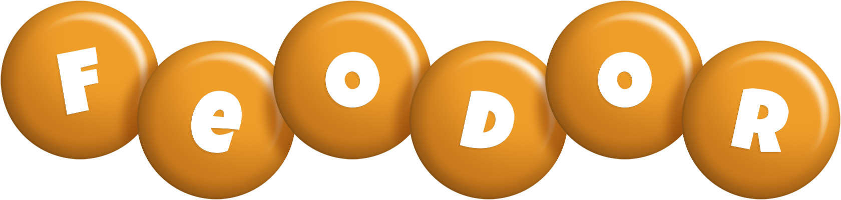 Feodor candy-orange logo