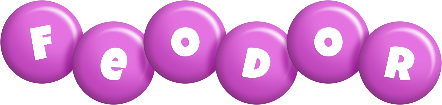Feodor candy-purple logo