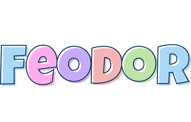 Feodor pastel logo