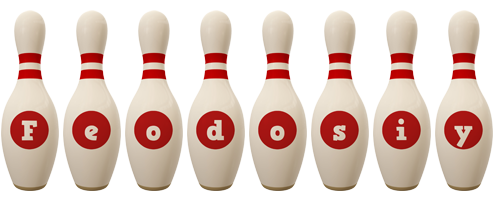 Feodosiy bowling-pin logo