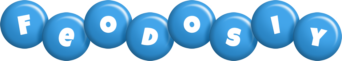 Feodosiy candy-blue logo