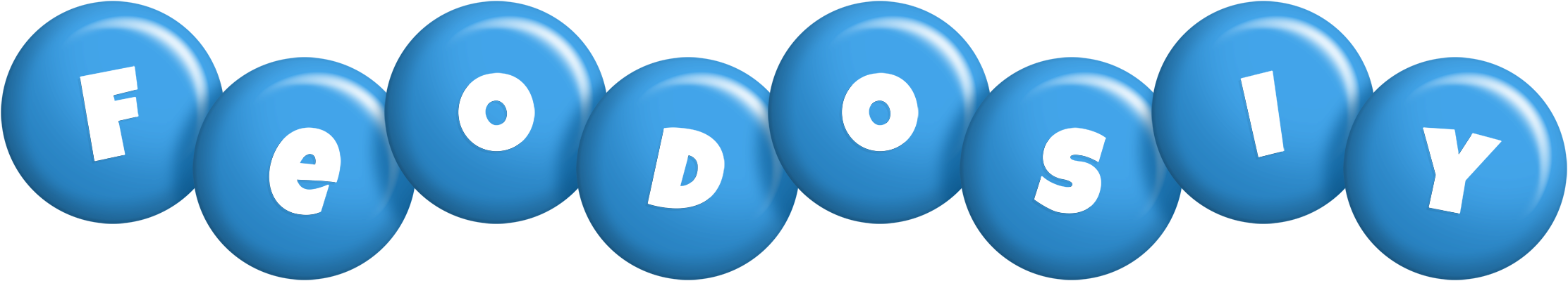 Feodosiy candy-blue logo