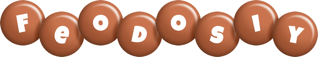 Feodosiy candy-brown logo