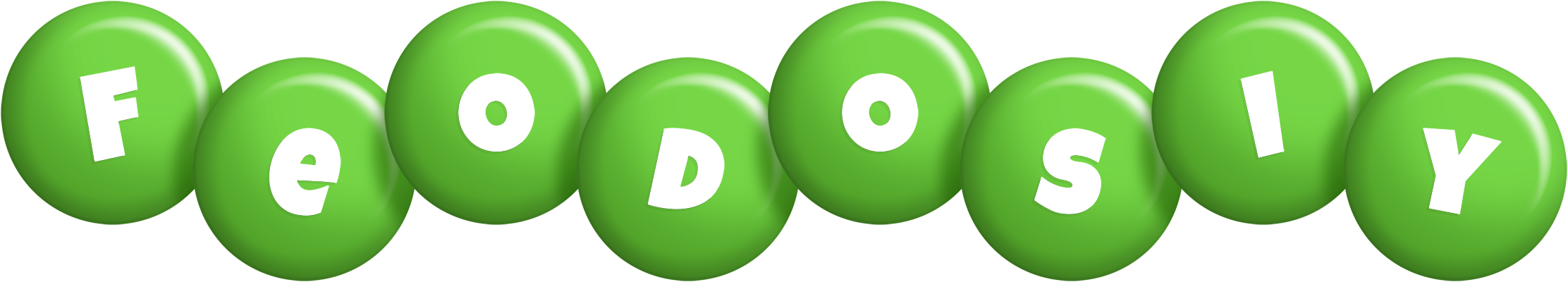 Feodosiy candy-green logo