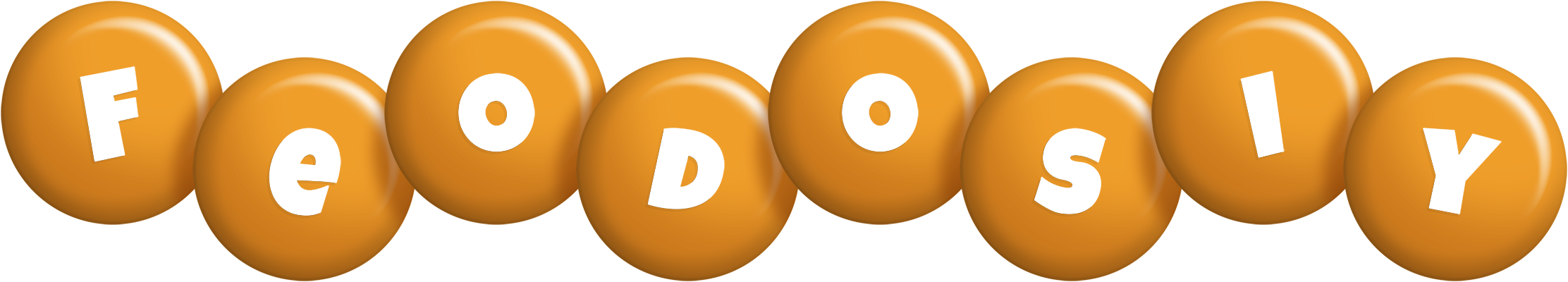 Feodosiy candy-orange logo