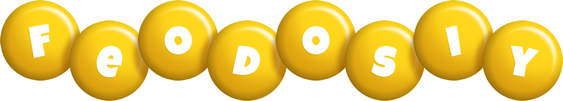 Feodosiy candy-yellow logo