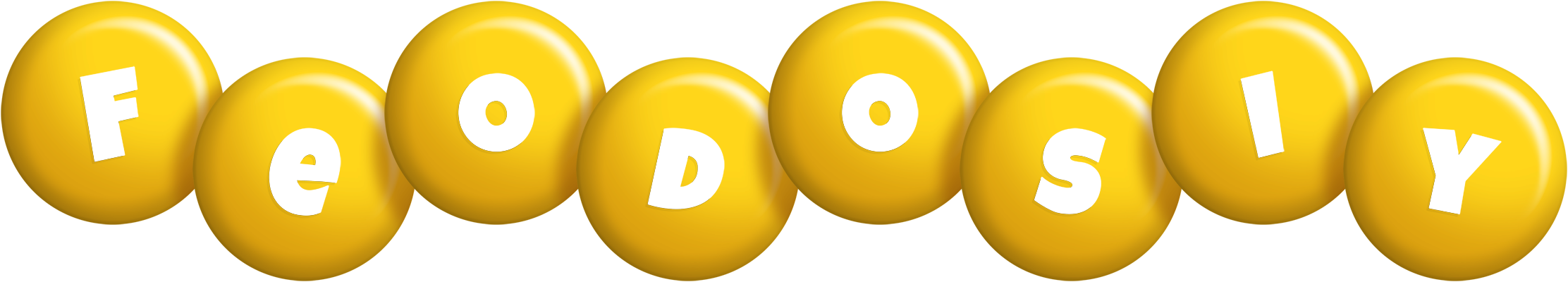 Feodosiy candy-yellow logo