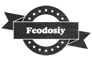 Feodosiy grunge logo