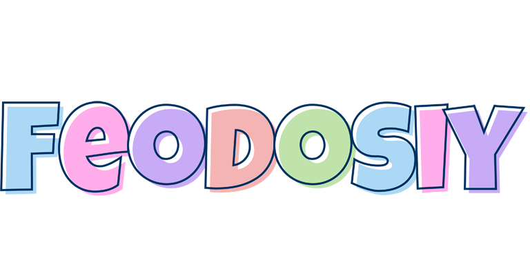 Feodosiy pastel logo