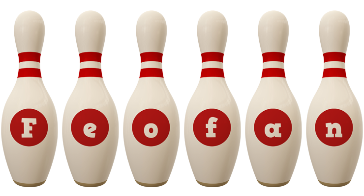 Feofan bowling-pin logo