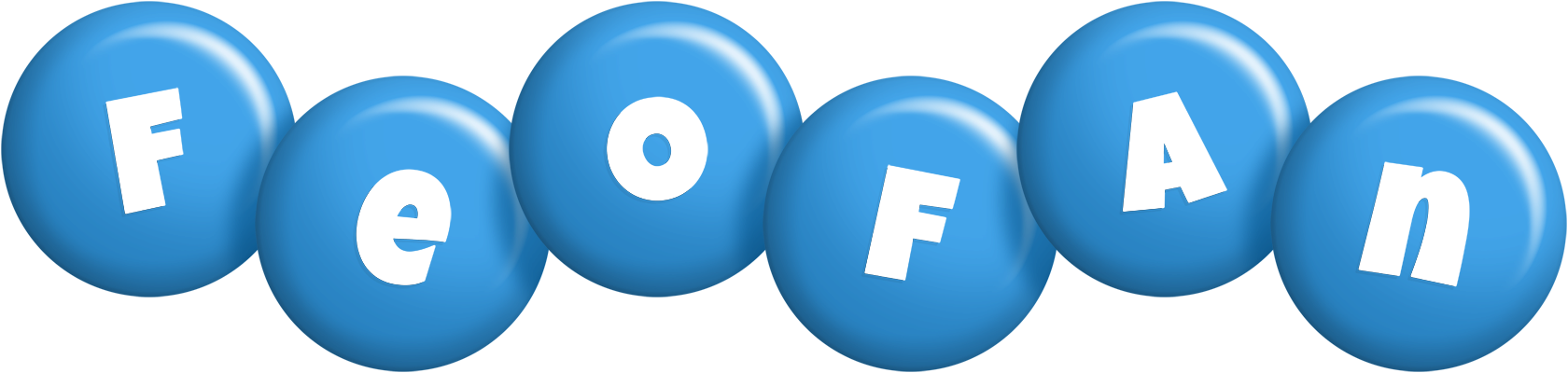 Feofan candy-blue logo