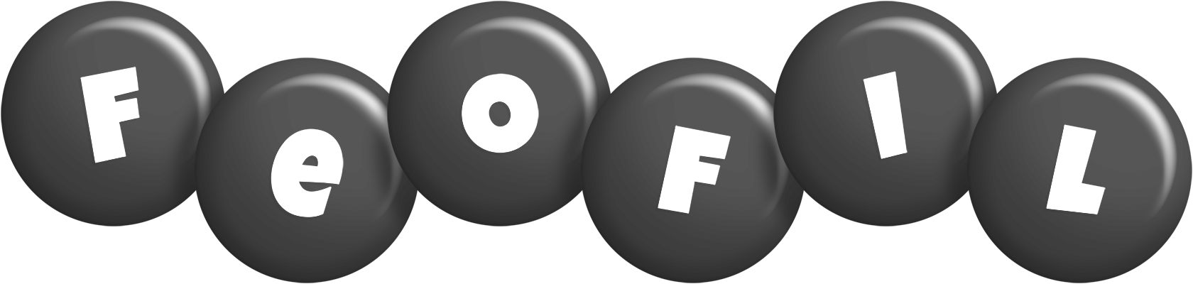 Feofil candy-black logo