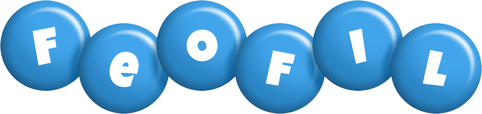 Feofil candy-blue logo