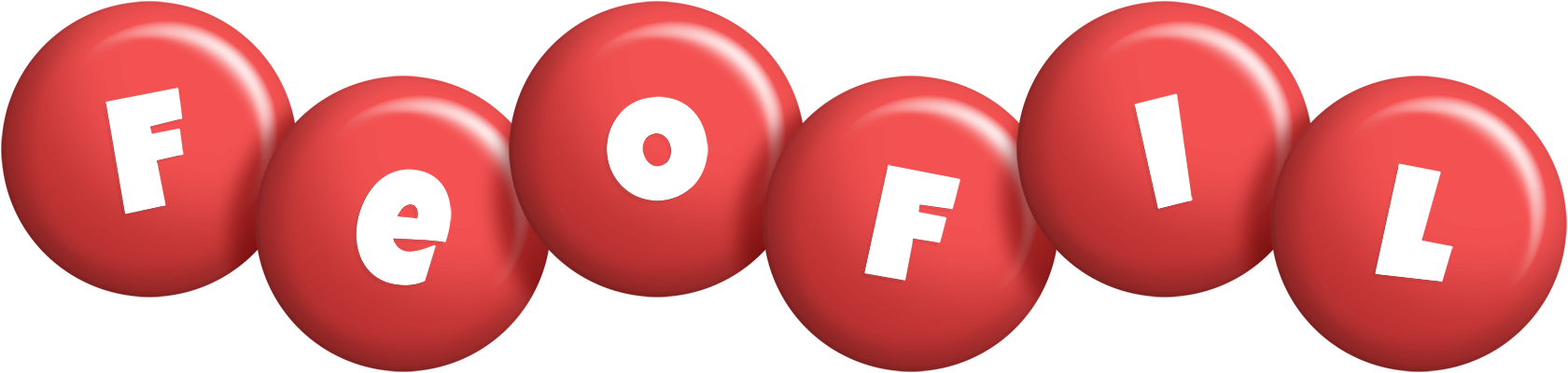 Feofil candy-red logo