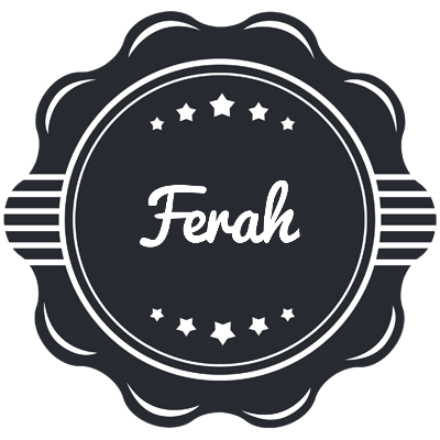 Ferah badge logo