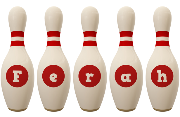 Ferah bowling-pin logo