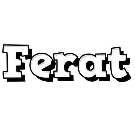 Ferat snowing logo