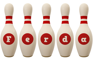 Ferda bowling-pin logo