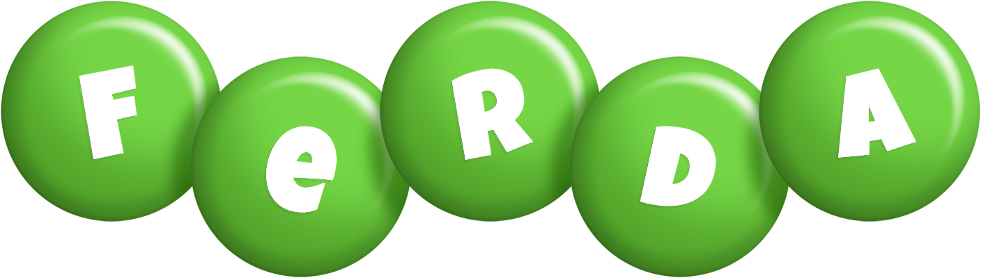 Ferda candy-green logo