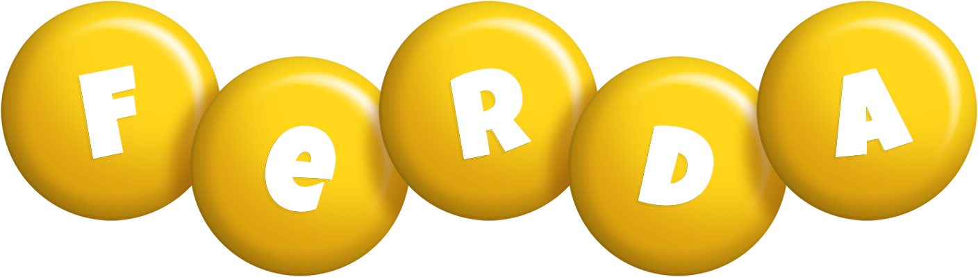 Ferda candy-yellow logo