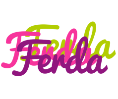 Ferda flowers logo