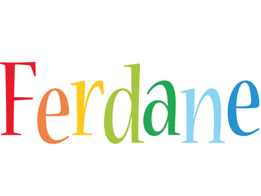 Ferdane birthday logo