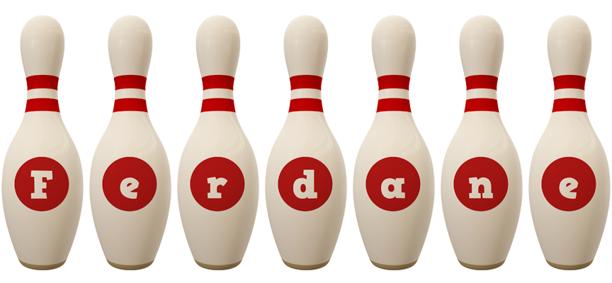 Ferdane bowling-pin logo