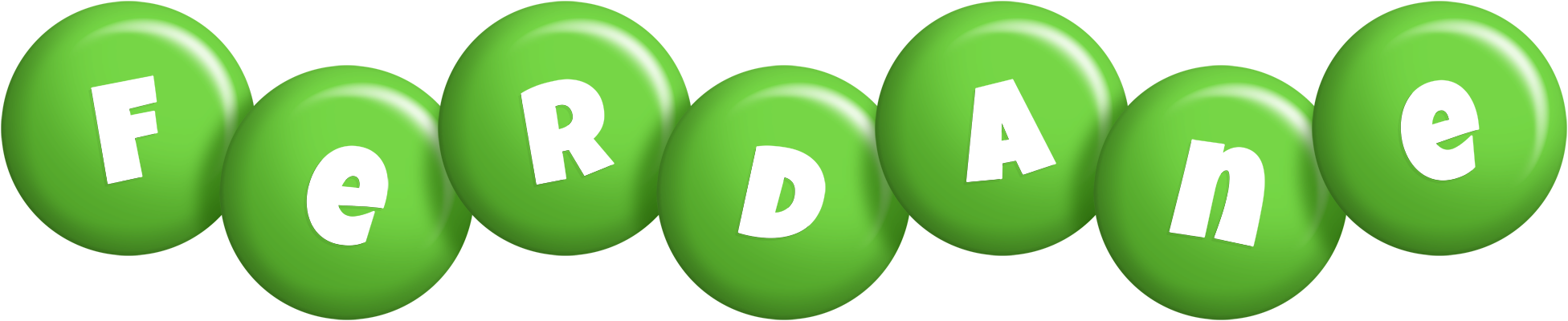 Ferdane candy-green logo